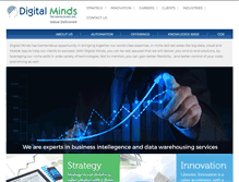 Tablet Screenshot of digitalmindstech.com